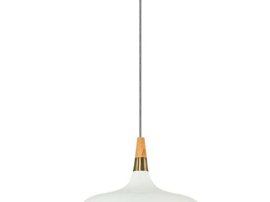 Φωτιστικό Οροφής 414LRC1573 Φ34x120cm 1xE27 40W White Opviq