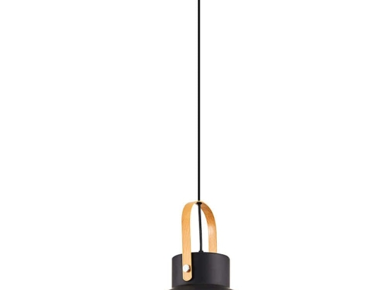 Φωτιστικό Οροφής 414LRC1581 Φ24x120cm 1xE27 40W Black Opviq