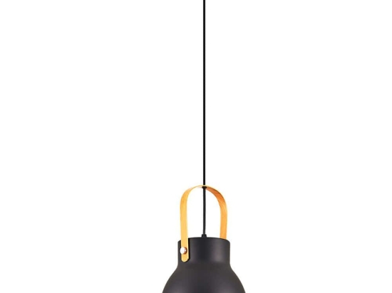 Φωτιστικό Οροφής 414LRC1584 Φ19x120cm 1xE27 40W Black Opviq