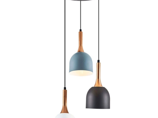Φωτιστικό Οροφής 414LRC1591 Φ40x120cm 3xE14 40W Multi Opviq