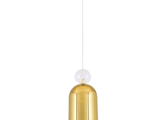 Φωτιστικό Οροφής 414LRC1802 Φ16x120cm 1xG9 5W Gold Opviq