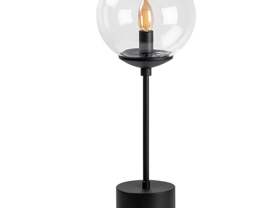 Φωτιστικό Επιτραπέζιο Globo 942FLG1837 20x20x57cm 1xE14 40W Black Opviq