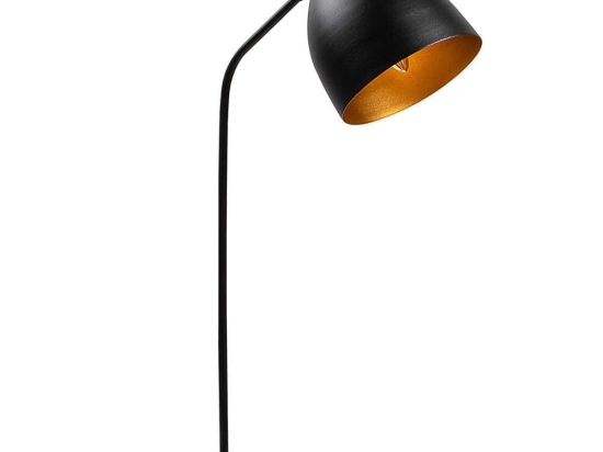 Φωτιστικό Επιτραπέζιο Murek 942FLG1851 18x29x60cm 1xE14 40W Black-Gold Opviq
