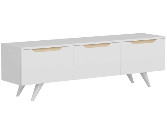 Έπιπλο Tηλεόρασης Prag 382NRC1124 150x35x44cm White