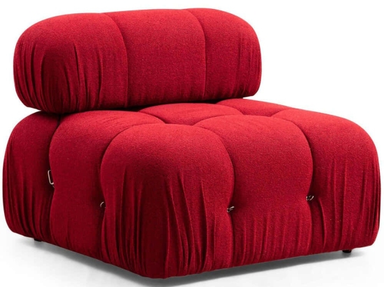Πολυθρόνα Bubble 560ARE1429 95x95x75cm Red