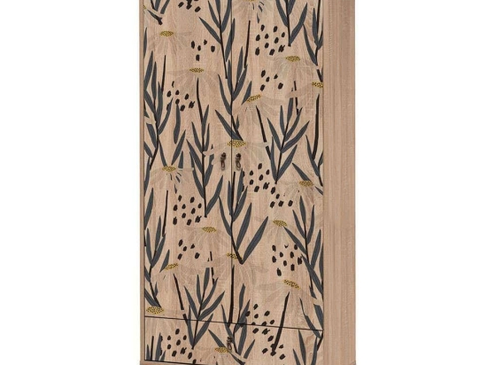 Ντουλάπα Δίφυλλη City Gardrop Daisy 863SPH4250 80x45x190cm Multi Δίφυλλη
