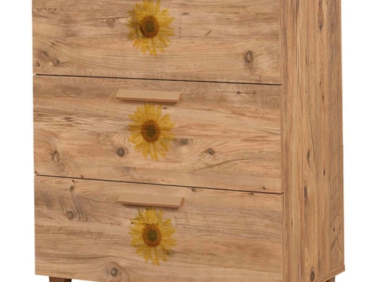 Συρταριέρα Leva Gravis Seed 80x43x95cm Multi