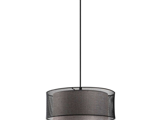 Φωτιστικό Οροφής Cake 390FLH1812 30x65cm E27 40W Beige-Black Opviq