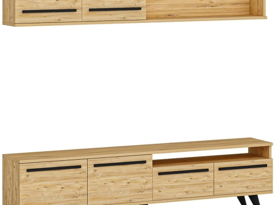 Σύνθεση Τηλεόρασης Mono 505CRL1719 180x29,5x45,8cm Pine