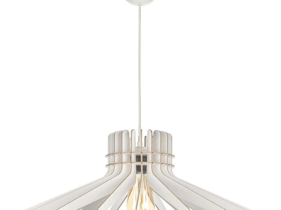 Φωτιστικό Οροφής Boomerang 390FLH2132 Φ59x65cm 1xE27 40W White Opviq