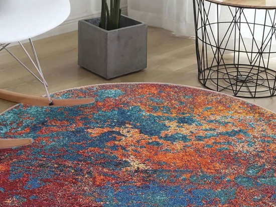 Χαλί Woopamuk528 599HFT5451 Multi Conceptum Hypnose 120X120cm Round
