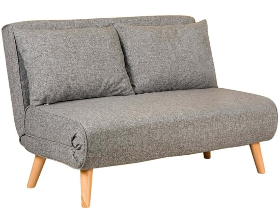 Καναπές - Κρεβάτι Διθέσιος Folde 859FTN2716 120x80x79cm Light Grey