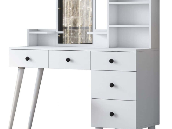 Τουαλέτα Με Καθρέπτη 893RAN5402 125x40x93,8cm White