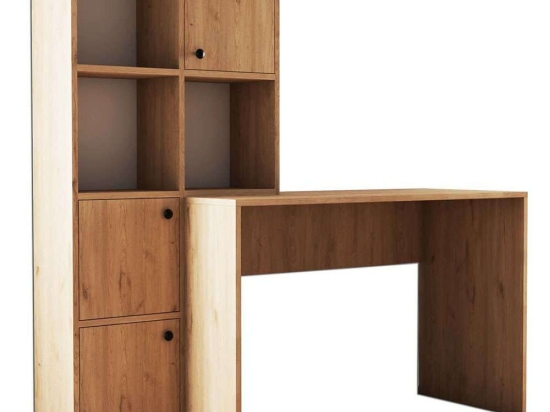 Γραφείο Silence 389MZA1811 156,8x51,5x146,8cm Oak