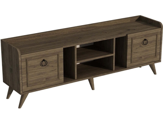 Έπιπλο Τηλεόρασης Ruby 505CRL1724 150x35x55cm Walnut