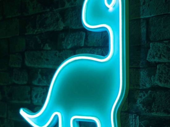 Διακοσμητικό Φωτιστικό Τοίχου Dino The Dinosaur 395NGR2245 40x2x40cm Led 240lm 36W 3400K Blue Wallity
