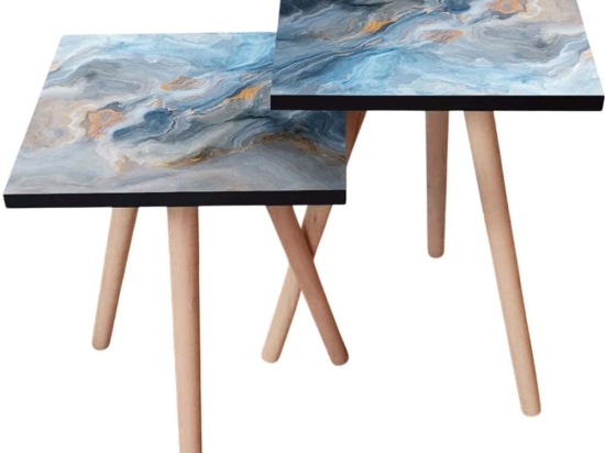 Τραπεζάκια Βοηθητικά (Σετ 2Τμχ) 481LNA2401 35x35x47/42cm Multi