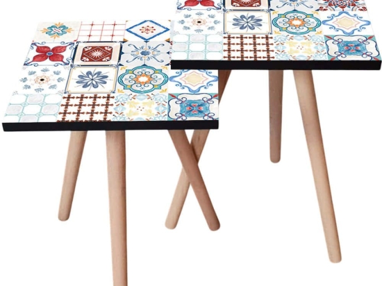 Τραπεζάκια Βοηθητικά (Σετ 2Τμχ) 481LNA2643 35x35x47/42cm Multi