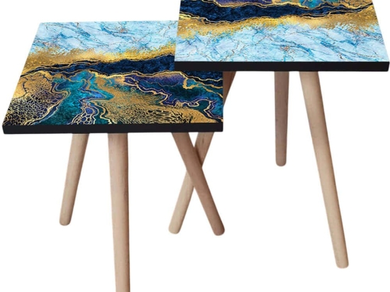 Τραπεζάκια Βοηθητικά (Σετ 2Τμχ) 481LNA2702 35x35x47/42cm Multi