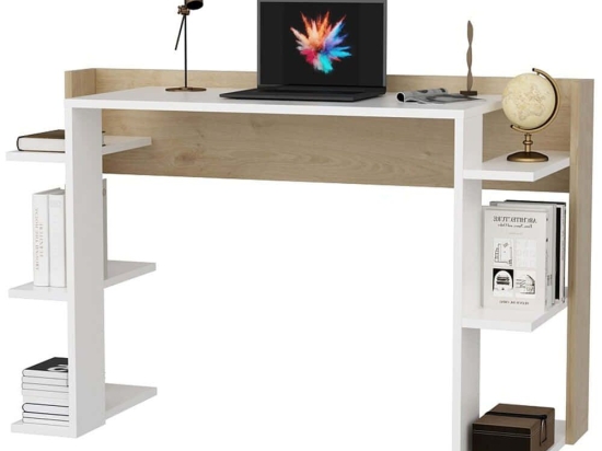 Γραφείο Cinar 875ZNA4631 122,7x45x77cm White-Oak