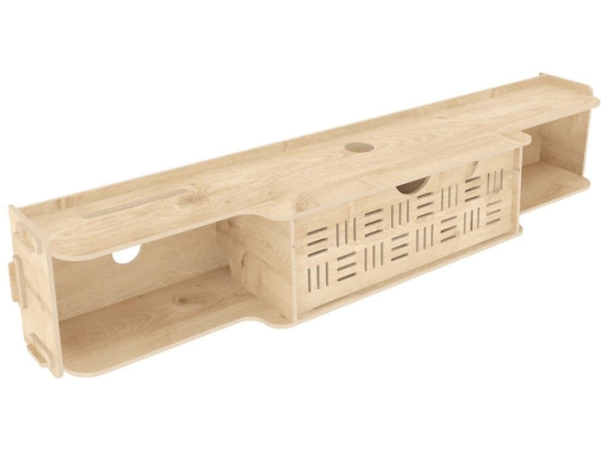 Έπιπλο Τηλεόρασης Επιτοίχιο Pare 875ZNA4647 140x25x25cm Oak