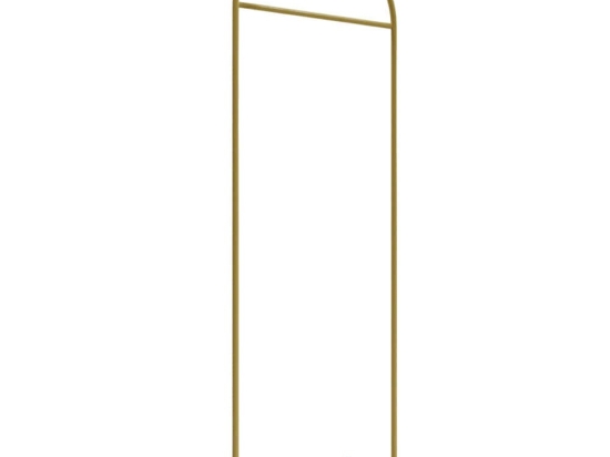 Κρεμάστρα Δαπέδου Leverkusen 285LCV1289 46x34x140cm Gold Μέταλλο