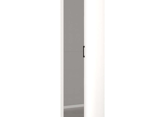 Ντουλάπα Μονόφυλλη Kumsal 845HCT5408 40x47,5x201,4cm White Μονόφυλλη