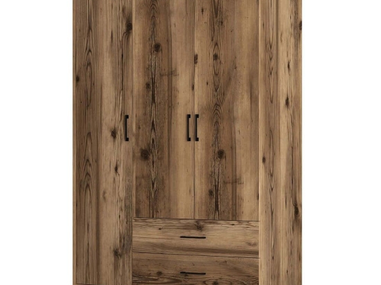 Ντουλάπα Τρίφυλλη Kumsal 845HCT5462 120x47,5x201,4cm Walnut Τρίφυλλη
