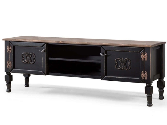 Έπιπλο Τηλεόρασης Ada 472PHL1103 150x50x40cm Black
