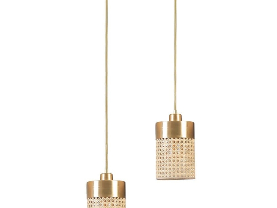 Φωτιστικό Οροφής Zeus 941RTN1186 Φ25x70cm 2xE27 40W Gold Opviq