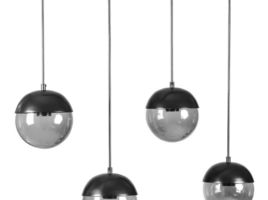 Φωτιστικό Οροφής - Ράγα Kure 941RTN1232 65x15x70cm 4xE27 40W Black Opviq