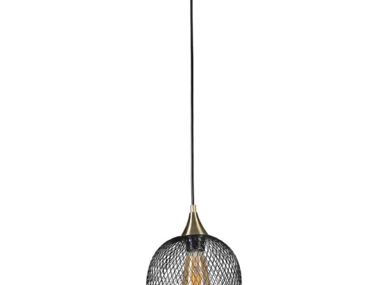 Φωτιστικό Οροφής Jupiter 941RTN1283 Φ18x70cm 1xE27 40W Black Opviq