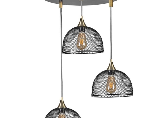 Φωτιστικό Οροφής Rota 941RTN1291 Φ30x70cm 3xE27 40W Black Opviq