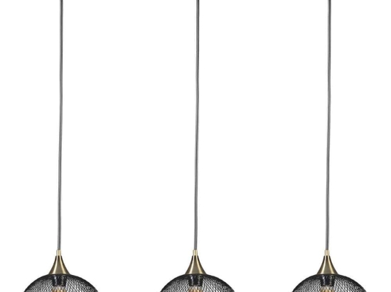 Φωτιστικό Οροφής - Ράγα Rota 941RTN1293 55x25x70cm 3xE27 40W Black Opviq