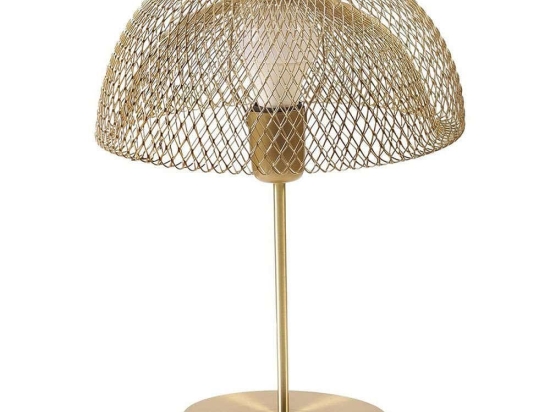 Φωτιστικό Επιτραπέζιο Lungo 941RTN1437 Φ28x40cm 1xE27 60W Gold Opviq