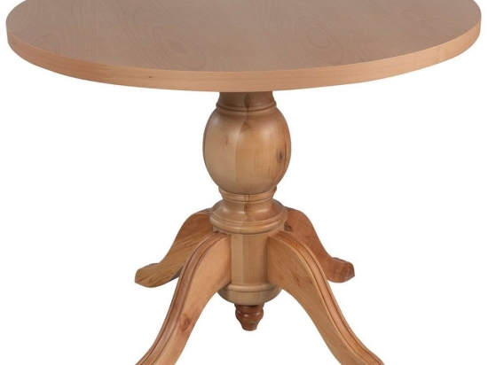 Τραπέζι Roma 117FRF1267 Φ100x75cm Oak Ξύλο