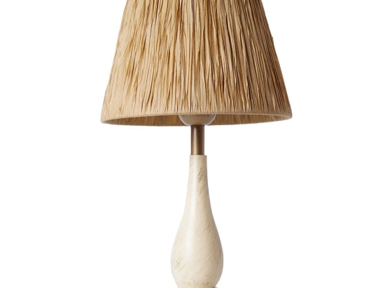 Φωτιστικό Επιτραπέζιο 687HMY2222 Φ24X47cm E27 40W Cream Opviq