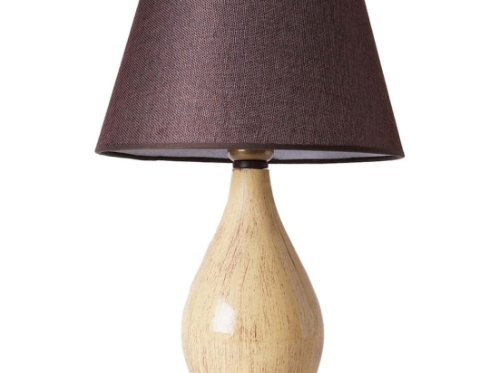 Φωτιστικό Επιτραπέζιο 687HMY2286 30x48cm E27 40W Cream-Brown Opviq