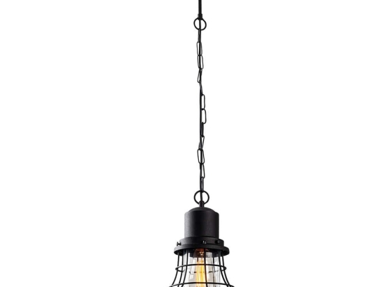 Φωτιστικό Οροφής 795LMG1102 Φ22x110cm 1xE27 40W Black Opviq