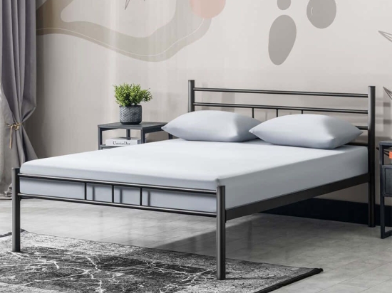 Κρεβάτι K70 (Για Στρώμα 120x200cm) 319HBV1108 120x200x95cm Black Ημίδιπλο