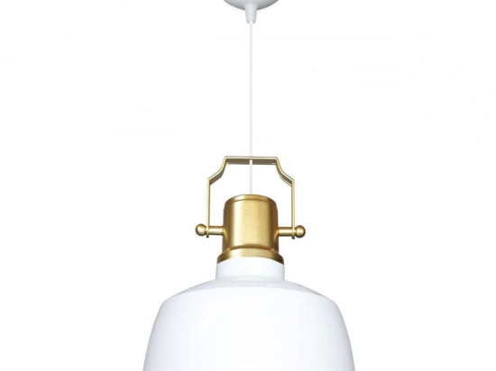 Φωτιστικό Οροφής 780SGN4606 Φ22x120cm 1xE27 40W White-Gold Opviq