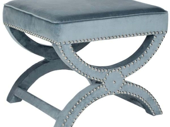 Σκαμπό Felice Babyface 741QNF1138 40x60cm Light Blue