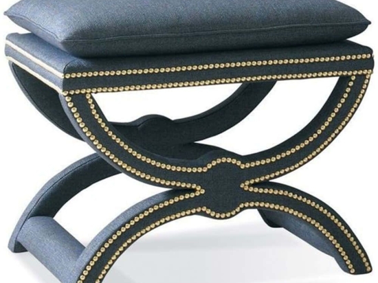 Σκαμπό Felice Babyface 741QNF1145 40x60cm Dark Blue
