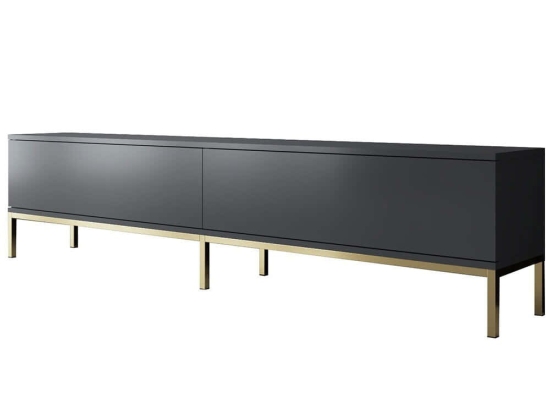 Έπιπλο Τηλεόρασης Lord 618BLY1187 180x30x47cm Anthracite-Gold