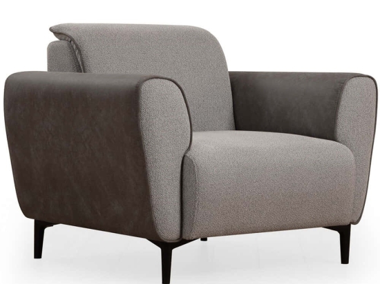 Πολυθρόνα Aren 560ARE2231 100x85x85cm Grey
