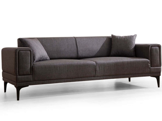 Καναπές - Κρεβάτι Τριθέσιος Horizon 560ARE2260 230x95x77cm Dark Grey