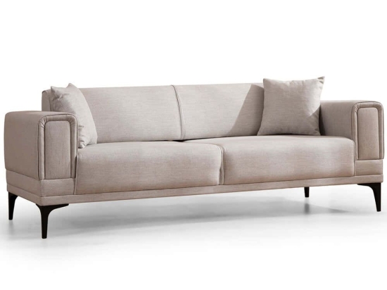 Καναπές - Κρεβάτι Τριθέσιος Horizon 560ARE2261 230x95x77cm Ecru