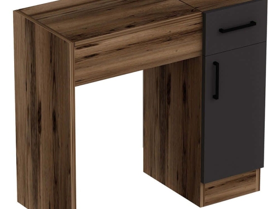 Τουαλέτα Με Καθρέπτη Inci 550ARN2797 77x37,3x108,8cm Walnut-Anthracite