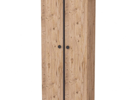 Ντουλάπα Δίφυλλη Valerin 550ARN3153 72x45,3x179,8cm Pine-Anthracite Δίφυλλη