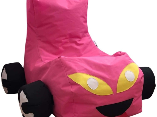 Πουφ Παιδικό Αδιάβροχο Car 535PFT1177 50x90x70cm Pink